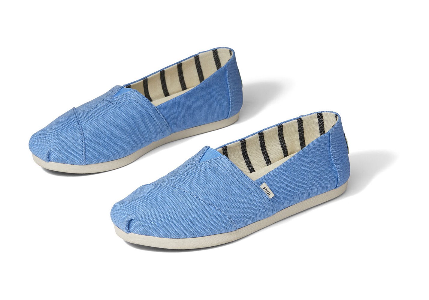 Toms Espadryle Damskie Niebieskie - Alpargata Heritage Płócienne - 89ZQFTCBS